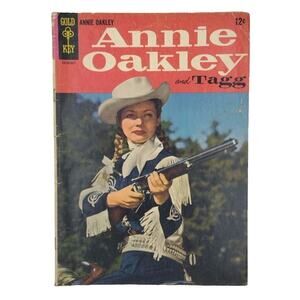 Annie Oakley and Tagg #1 First Issue 1958 Gold Key Comic Book Western 12 Cent
